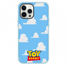 Toy Story Phone Case For iPhone And Samsung Galaxy Devices - Toy Story Logo On Sky Background