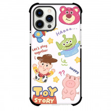 Toy Story Phone Case For iPhone And Samsung Galaxy Devices - Woody Hamm Aliens Lotso Mania Stick Collage