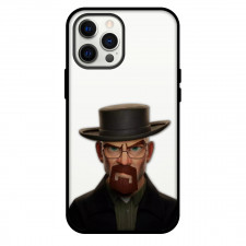 Breaking Bad Walter White Phone Case For iPhone and Samsung Galaxy Devices - Walter White With Hat 3D Digital Art