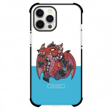 World Of Warcraft Alexstrasza Phone Case For iPhone and Samsung Galaxy Devices - Alexstrasza Chibi Art On Blue And White Background