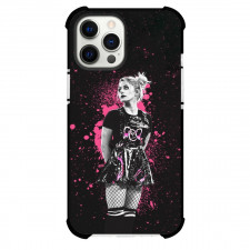 WWE Alexa Bliss Phone Case For iPhone and Samsung Galaxy Devices - Alexa Bliss Standing Pink Grayscale Art