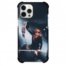 WWE Becky Lynch Phone Case For iPhone and Samsung Galaxy Devices - Becky Lynch Showing Championship Belt On Stage