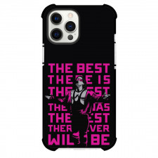 WWE Bret Hart Phone Case For iPhone and Samsung Galaxy Devices - Bret Hart Phrase Portrait Purple