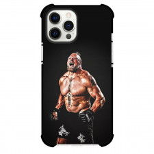 WWE Brock Lesnar Phone Case For iPhone and Samsung Galaxy Devices - Brock Lesnar Shouting Black Background