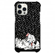 101 Dalmatians Phone Case For iPhone Samsung Galaxy Pixel OnePlus Vivo Xiaomi Asus Sony Motorola Nokia - 101 Dalmatians Puppies Sleeping On White Dot Black Background
