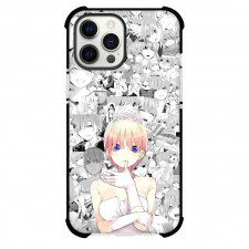 The Quintessential Quintuplets Ichika Nakano Phone Case For iPhone Samsung Galaxy Pixel OnePlus Vivo Xiaomi Asus Sony Motorola Nokia - Ichika Nakano Depicted in a Bridal Gown Collage