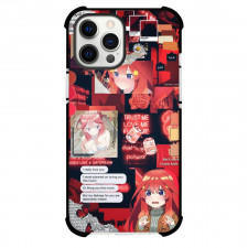 The Quintessential Quintuplets Itsuki Nakano Phone Case For iPhone Samsung Galaxy Pixel OnePlus Vivo Xiaomi Asus Sony Motorola Nokia - Itsuki Nakano Romantic Text Bubbles Anime Character