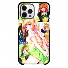 The Quintessential Quintuplets Yotsuba Nakano Phone Case For iPhone Samsung Galaxy Pixel OnePlus Vivo Xiaomi Asus Sony Motorola Nokia - Yotsuba Nakano Shows in Her School Uniform Collage