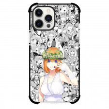 The Quintessential Quintuplets Yotsuba Nakano Phone Case For iPhone Samsung Galaxy Pixel OnePlus Vivo Xiaomi Asus Sony Motorola Nokia - Yotsuba Nakano Wear Wedding Dress with Various Expressions Artwork