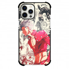 The Seven Deadly Sins Ban Case For iPhone Samsung Galaxy Pixel OnePlus Vivo Xiaomi Asus Sony Motorola Nokia - Ban Side Portrait On Manga Background