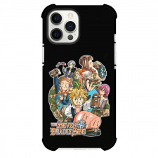The Seven Deadly Sins Case For iPhone Samsung Galaxy Pixel OnePlus Vivo Xiaomi Asus Sony Motorola Nokia - Characters Hold Beer Sticker