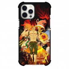 The Seven Deadly Sins Escanor Case For iPhone Samsung Galaxy Pixel OnePlus Vivo Xiaomi Asus Sony Motorola Nokia - Escanor Fierce Portrait Collage Background