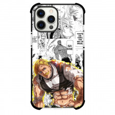 The Seven Deadly Sins Escanor Case For iPhone Samsung Galaxy Pixel OnePlus Vivo Xiaomi Asus Sony Motorola Nokia - Escanor Rage Portrait On Manga Background