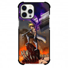 The Seven Deadly Sins Meliodas Case For iPhone Samsung Galaxy Pixel OnePlus Vivo Xiaomi Asus Sony Motorola Nokia - Meliodas Sword Side Portrait War