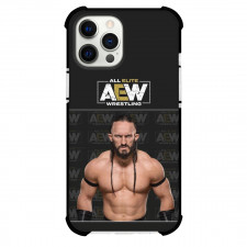 AEW Pac Phone Case For iPhone Samsung Galaxy Pixel OnePlus Vivo Xiaomi Asus Sony Motorola Nokia - Pac Portrait On AEW Logo Pattern Art