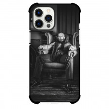 AEW Pac Phone Case For iPhone Samsung Galaxy Pixel OnePlus Vivo Xiaomi Asus Sony Motorola Nokia - Pac Sitting On Sofa Grayscale