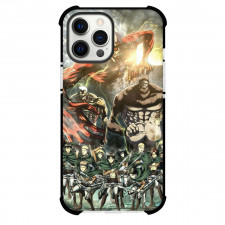 Attack On Titan Phone Case For iPhone Samsung Galaxy Pixel OnePlus Vivo Xiaomi Asus Sony Motorola Nokia - Titan Anime Scene Characters Poster