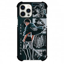 Attack On Titan Eren Phone Case For iPhone Samsung Galaxy Pixel OnePlus Vivo Xiaomi Asus Sony Motorola Nokia - Eren Jaeger Give Stand Look with Sword