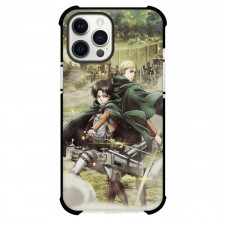 Attack On Titan Levi Phone Case For iPhone Samsung Galaxy Pixel OnePlus Vivo Xiaomi Asus Sony Motorola Nokia - Levi & Erwin both are Fighting Together