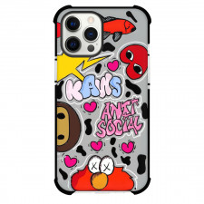 Kenzo Case For iPhone Samsung Galaxy Pixel OnePlus Vivo Xiaomi Asus Sony Motorola Nokia - Kaws Anti-Social Poster
