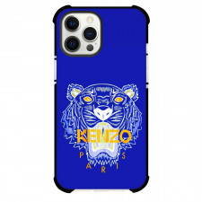 Kenzo Case For iPhone Samsung Galaxy Pixel OnePlus Vivo Xiaomi Asus Sony Motorola Nokia - Series Logo Tiger In Blue Background