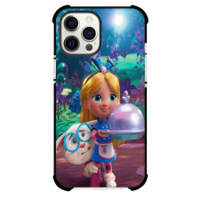 Alice's Wonderland Bakery Fergie Phone Case For iPhone Samsung Galaxy Pixel OnePlus Vivo Xiaomi Asus Sony Motorola Nokia - Fergie Hiding Behind Alice