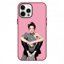 Shailene Woodley Phone Case For iPhone Samsung Galaxy Pixel OnePlus Vivo Xiaomi Asus Sony Motorola Nokia - Shailene Woodley Fierce Sitting Portrait Pink Background