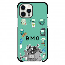 Adventure Time BMO For iPhone Samsung Galaxy Pixel OnePlus Vivo Xiaomi Asus Sony Motorola Nokia - BMO Collage Blue Background