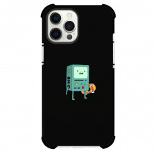 Adventure Time BMO For iPhone Samsung Galaxy Pixel OnePlus Vivo Xiaomi Asus Sony Motorola Nokia - BMO Portrait Black Background