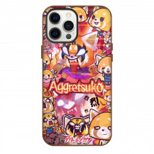 Aggretsuko Phone Case For iPhone Samsung Galaxy Pixel OnePlus Vivo Xiaomi Asus Sony Motorola Nokia - Tongue Out Singing Collage Series Poster