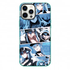 Akame Ga Kill Esdeath Phone Case For iPhone Samsung Galaxy Pixel OnePlus Vivo Xiaomi Asus Sony Motorola Nokia - Esdeath Fierce Smiling Portrait Collage Poster