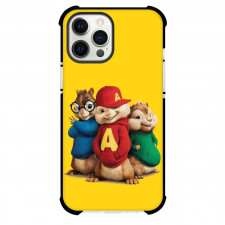 Alvin And The Chipmunks Phone Case For iPhone Samsung Galaxy Pixel OnePlus Vivo Xiaomi Asus Sony Motorola Nokia - Characters Yellow Background
