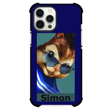 Alvin And The Chipmunks Simon Phone Case For iPhone Samsung Galaxy Pixel OnePlus Vivo Xiaomi Asus Sony Motorola Nokia - Simon Portrait Green Background