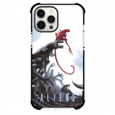 Aliens Movie Red Xenomorphs Phone Case For iPhone Samsung Galaxy Pixel OnePlus Vivo Xiaomi Asus Sony Motorola Nokia - Red Xenomorphs Side Portrait Illustration
