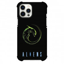 Aliens Movie Xenomorph Phone Case For iPhone Samsung Galaxy Pixel OnePlus Vivo Xiaomi Asus Sony Motorola Nokia - Xenomorph Side Portrait On Black Background