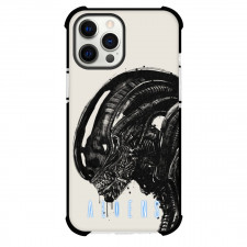 Aliens Movie Xenomorph Phone Case For iPhone Samsung Galaxy Pixel OnePlus Vivo Xiaomi Asus Sony Motorola Nokia - Xenomorph Side Portrait Ink Art