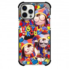 The Amazing Digital Circus Pomni Phone Case For iPhone Samsung Galaxy Pixel OnePlus Vivo Xiaomi Asus Sony Motorola Nokia - Pomni Digital Circus Pixel Hearts