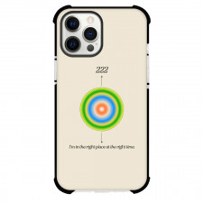 Angel Numbers 222 Phone Case For iPhone Samsung Galaxy Pixel OnePlus Vivo Xiaomi Asus Sony Motorola Nokia - Angel Numbers 222 I Am In the Right Palce At The Right Time Poster
