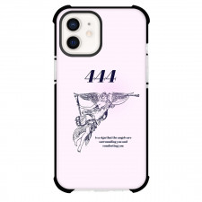 Angel Numbers 444 Phone Case For iPhone Samsung Galaxy Pixel OnePlus Vivo Xiaomi Asus Sony Motorola Nokia - Angel Numbers 444 Illustration Of Angles Poster