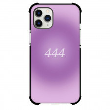 Angel Numbers 444 Phone Case For iPhone Samsung Galaxy Pixel OnePlus Vivo Xiaomi Asus Sony Motorola Nokia - Angel Numbers 444 On Purple Background