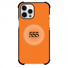 Angel Numbers 555 Phone Case For iPhone Samsung Galaxy Pixel OnePlus Vivo Xiaomi Asus Sony Motorola Nokia - Angel Numbers 555 On Orange Background