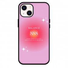 Angel Numbers 888 Phone Case For iPhone Samsung Galaxy Pixel OnePlus Vivo Xiaomi Asus Sony Motorola Nokia - Angel Numbers 888 Everything Is Falling Pink Glow Background