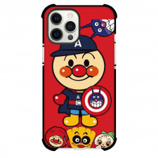 Anpanman Phone Case For iPhone Samsung Galaxy Pixel OnePlus Vivo Xiaomi Asus Sony Motorola Nokia - Anpanman Characters Captain America