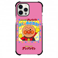 Anpanman Phone Case For iPhone Samsung Galaxy Pixel OnePlus Vivo Xiaomi Asus Sony Motorola Nokia - Anpanman Hands Up Pink Background