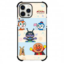 Anpanman Phone Case For iPhone Samsung Galaxy Pixel OnePlus Vivo Xiaomi Asus Sony Motorola Nokia - Anpanman Seafairer Pattern Background