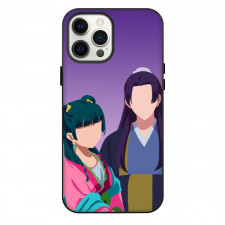 The Apothecary Diaries Phone Case For iPhone Samsung Galaxy Pixel OnePlus Vivo Xiaomi Asus Sony Motorola Nokia - Maomao And Jinshi Purple Portrait Vector Art