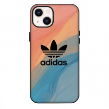 Adidas Phone Case For iPhone Samsung Galaxy Pixel OnePlus Vivo Xiaomi Asus Sony Motorola Nokia - Adidas Logo On Abstract Colors Background