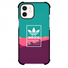 Adidas Phone Case For iPhone Samsung Galaxy Pixel OnePlus Vivo Xiaomi Asus Sony Motorola Nokia - Adidas Logo On Colorful Minimalist Background
