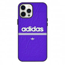 Adidas Phone Case For iPhone Samsung Galaxy Pixel OnePlus Vivo Xiaomi Asus Sony Motorola Nokia - Adidas Logo On Purple Background