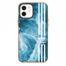 Adidas Phone Case For iPhone Samsung Galaxy Pixel OnePlus Vivo Xiaomi Asus Sony Motorola Nokia - Adidas With Three Stripe On Ocean Wave Background